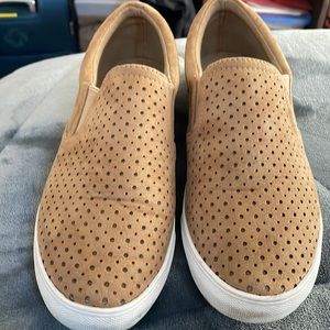 Tan swade shoes